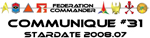 communique 31